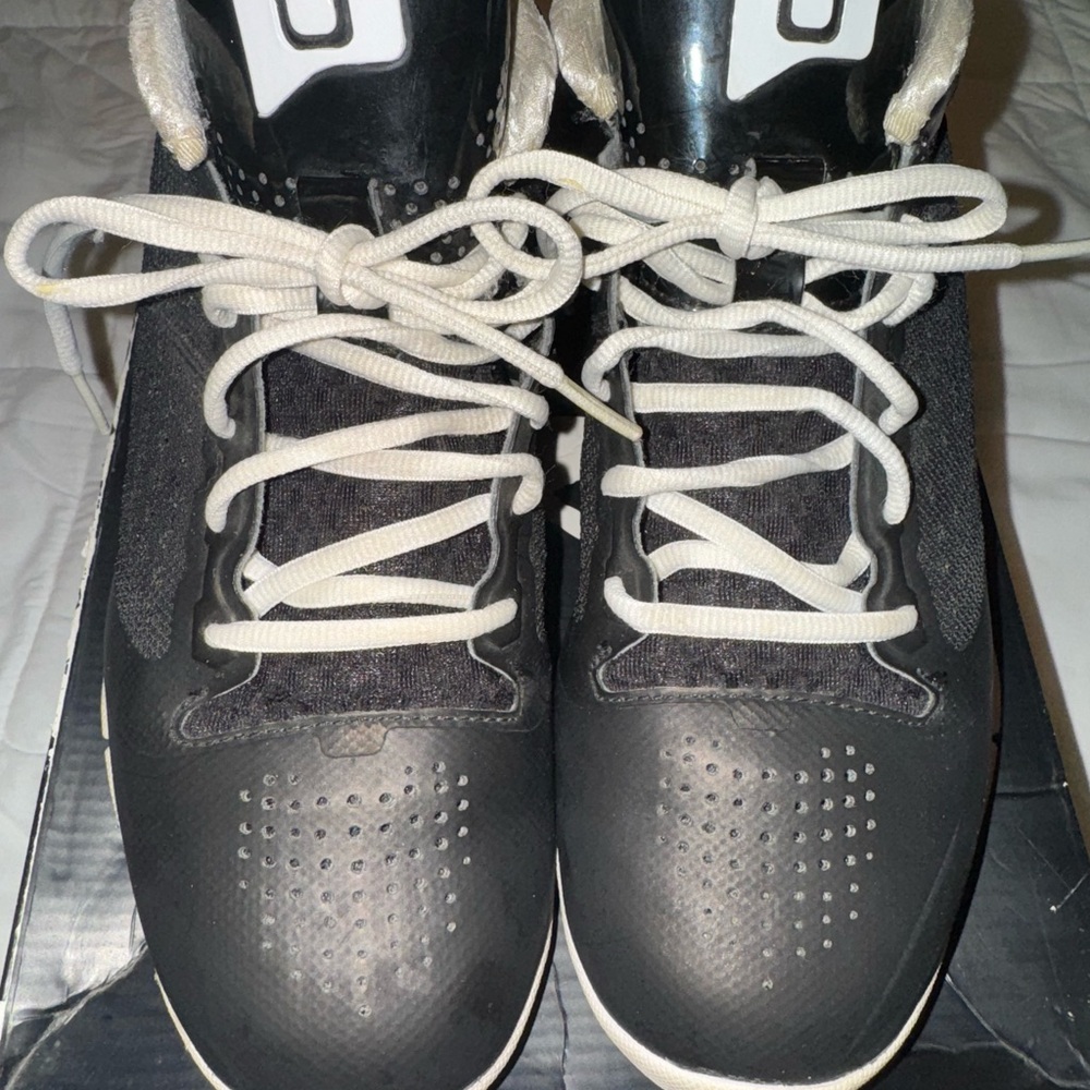 Jordan Kids Black and White Sneakers
